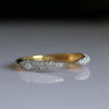 Lab-Grown Diamond Open Band Ring – Elegant Pave Design in Gold