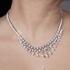 Elegant Fancy Lab Grown Diamond Necklace