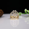 Aurora Flora Lab Grown Diamond Wedding Ring