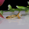 5.26 Carat Solitaire Princess Shape Engagement Diamond Ring