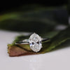 1.5 Carat Solitaire Oval shape Lab Grown Diamond Wedding Ring