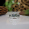 5.03 CT F VS1 IGI Emerald Shape Solitaire Wedding Diamond Ring