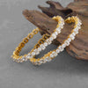 Stunning Round and Emerald Cut Lab Grown Diamonds Bangles