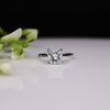 2.55 Carat Princess Shape Solitaire Lab Grown Diamond Engagement Ring