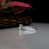 1.22 carat Solitaire Lab Grown Diamond Ring With Pave Setting