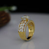 Fancy Lab Created Diamond Wedding Ring