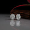 Elegant Oval Halo Lab Grown Diamond Stud Earrings, Timeless Brilliance