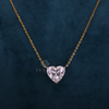 Flawless Sparkle Heart Shape Lab Grown diamond Chain Pendant