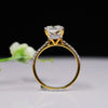 3.62 Carat Radiant Shape Diamond Engagement Ring, Solitaire Lab Made Diamond Ring