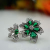 Gorgeous Palm leaf Ring with CVD Diamonds Lab Grown Diamond Engagement Ring