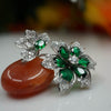 Gorgeous Palm leaf Ring with CVD Diamonds Lab Grown Diamond Engagement Ring