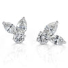 1.90ct Cluster Lab Diamond Earrings - 18kt Gold