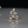 Beautiful Lab Created Diamond Engagement Ring In 18k Yellow Gold