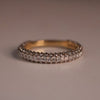 0.80 Half Eternity Men's and women Lab Grown Diamond Engagement Ring