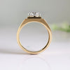 2.0 CT Round Brilliant Cut Lab Grown Men's Diamond Ring