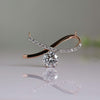 Round Brilliant Cut Lab Grown Shining Infinity Diamond Pendant