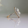 4.0 Carat Oval Cut Lab Grown Diamond Halo Engagement Ring