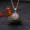 Solitaire Lab Diamond Pendant - 18kt Gold