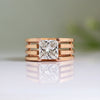 Princess Lab Grown Diamond Solitaire Ring For Men