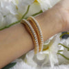 15 Cent Round Cut Lab Grown Diamonds Bangles