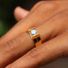 1.0 CT Round Brilliant Shape Lab Grown Solitaire Men Engagement Ring