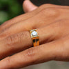 1.0 CT Round Brilliant Shape Lab Grown Solitaire Men Engagement Ring