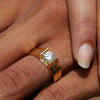 1.0 CT Round Brilliant Shape Lab Grown Solitaire Men Engagement Ring
