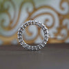 Emerald Cut Lab Grown Diamond Full Eternity Wedding Band