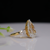 Beautiful Pear Shape 9.09 CT Lab Grown Diamond Ring