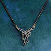 2.6 CT Round Brilliant Cut Lab Grown Diamond MangalSutra