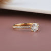 Dazzling CVD Solitaire Engagement Ring - 18 Yellow Gold