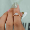 Dazzling CVD Solitaire Engagement Ring - 18 Yellow Gold