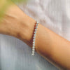 20 Cent Round Brilliant Cut Lab Grown Diamond Tennis Bracelet