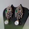 Our Glamorous Lab Created Beautiful South Diamond Earrings In 18k Yellow Gold