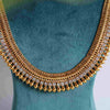 Beautiful Lab Created South Indian Diamond Necklace in 22k Yellow Gold
