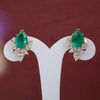 Beautiful Pear Shaped Diamond Earrings In 18k Yellow Gold