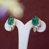 Beautiful Pear Shaped Diamond Earrings In 18k Yellow Gold