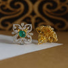 Lab Created Traditional Diamond Earrings In 18k Yellow Gold