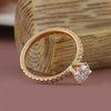 Dazzling CVD Solitaire Engagement Ring - 18 Yellow Gold