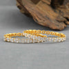 Stunning Round and Emerald Cut Lab Grown Diamonds Bangles