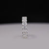 Oval Shape Lab Made Diamond Eternity Band Ring