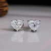 1.60 ct Each E VVS2 Heart Lab Grown Diamond Earring