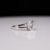 Round Shape Solitaire Lab Grown Diamond Ring