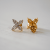 Marquise Cut Lab Grown Diamond Earrings - 18kt Gold