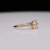 Classic Solitaire Round Shape Lab Made Diamond Ring