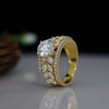 Fancy Lab Created Diamond Wedding Ring
