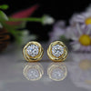 The Round Solitaire Lab Grown Diamond Earrings