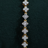 Lab Grown Diamond Adjustable Gold Bracelet