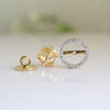 1.30 ct E VVS2 Round Detachable Lab Grown Diamond Stud With Halo