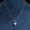 1.80 carat E VVS2 IGI Certified Heart Diamond Pendant With Chain